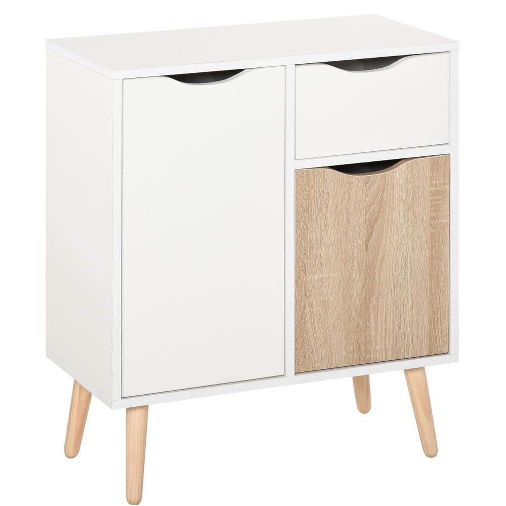 image-Floor Cabinet Storage Cupboard Sideboard with Drawer for Bedroom, Living Room