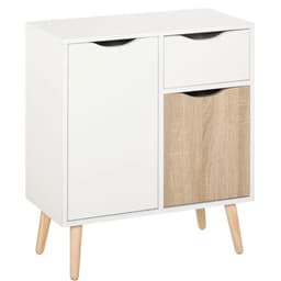 image-Floor Cabinet Storage Cupboard Sideboard with Drawer for Bedroom, Living Room