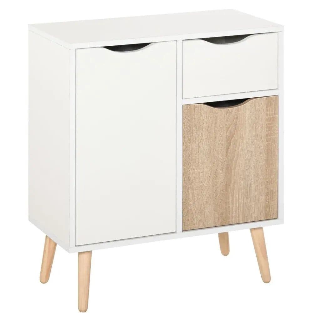 image-Floor Cabinet Storage Cupboard Sideboard with Drawer for Bedroom, Living Room