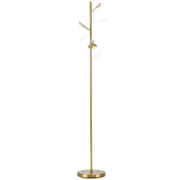 image-Modern Floor Lamp for Living Room Bedroom, 3 Light Tree Standing Lamp, Gold