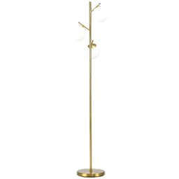 image-Modern Floor Lamp for Living Room Bedroom, 3 Light Tree Standing Lamp, Gold