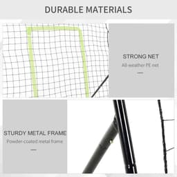 image-Rebounder Net Aid Multi-Sports Goal Play Teens Adults Baseball Softball Training