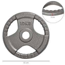 image-2" Olympic Weight Plates Set of 2 for Strength Training with Weight 2 x 10kg