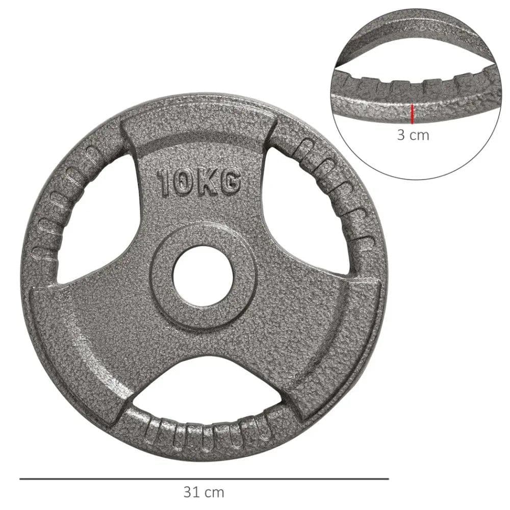 image-2" Olympic Weight Plates Set of 2 for Strength Training with Weight 2 x 10kg