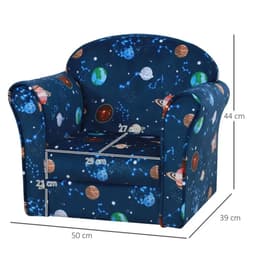 image-Children Kids Mini Sofa Armchair, Planet-Themed Chair, for Bedroom, Playroom