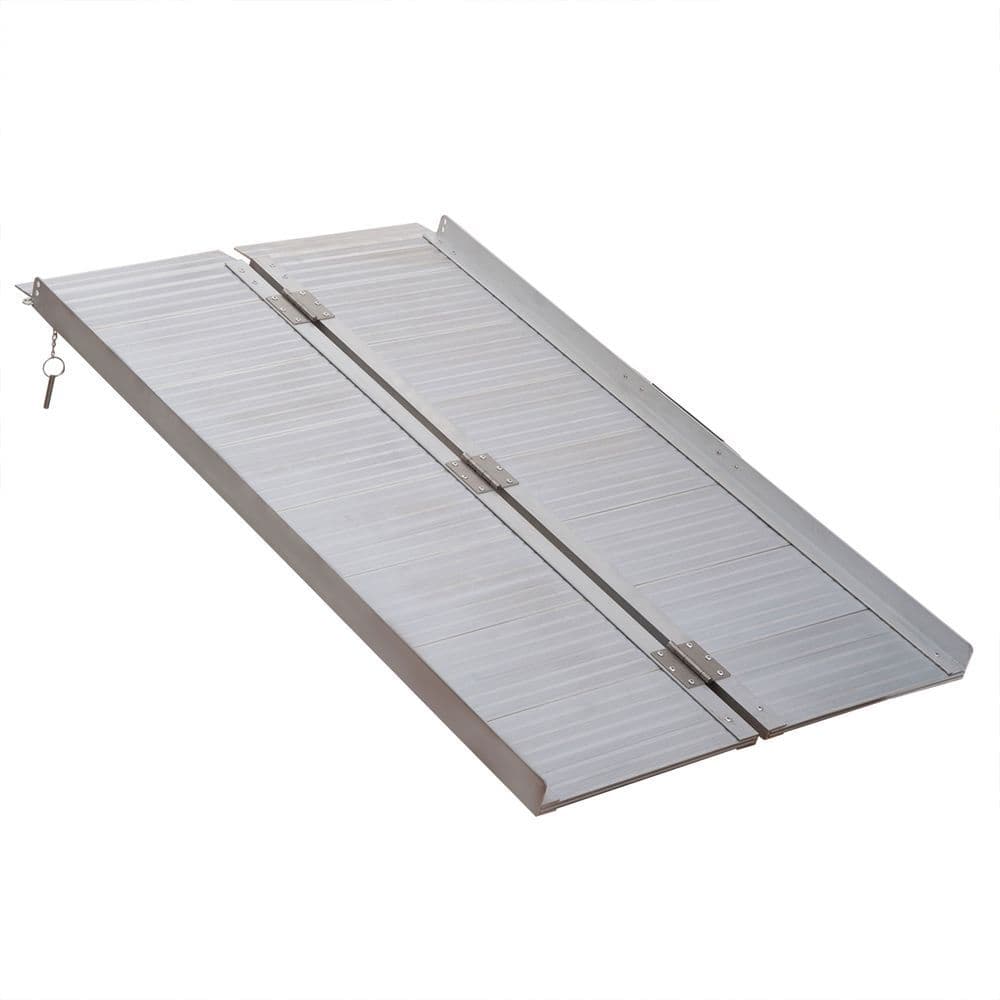 image-Portable Folding Wheelchair Ramp Scooter Mobility Stars w/ Carry Handle 4 Sizes