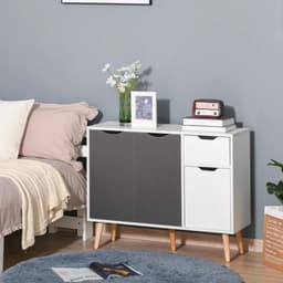 image-Storage Cabinet Sideboard with Drawer Bedroom, Living Room, Home Office