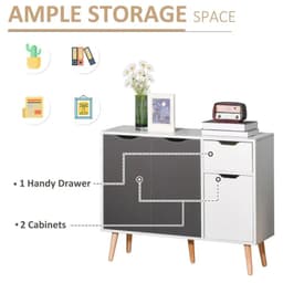 image-Storage Cabinet Sideboard with Drawer Bedroom, Living Room, Home Office