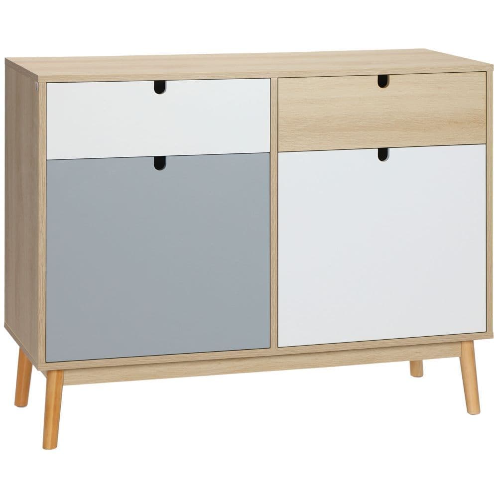 image-Sideboard Storage Cabinet Kitchen Cupboard with Drawers for Bedroom, Living Room