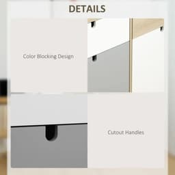 image-Sideboard Storage Cabinet Kitchen Cupboard with Drawers for Bedroom, Living Room
