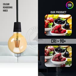 image-3 Pack E27 LED Edison Dimmable Vintage Amber Glass Warm white 2700K Light Bulbs