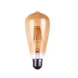 image-6Pack E27 LED Edison Dimmable Vintage Amber Glass Warm white 2700K Light Bulb