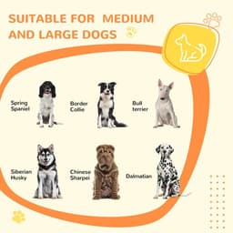 image-PawHut Dog Crate Furniture, Dog Crate End Table w/ Soft Cushion, Double Door
