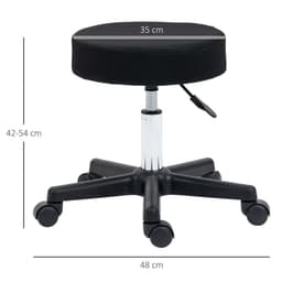 image-Swivel Salon Stool Adjustable Beauty Facial Tattoo Spa Chair Seat w/ 3 Covers