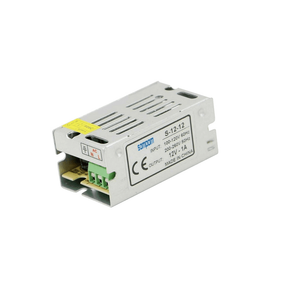 image-DC 12V IP20 Power Supply Universal Regulated Switching AC to DC Converter AC100V/240V LED Strip Light