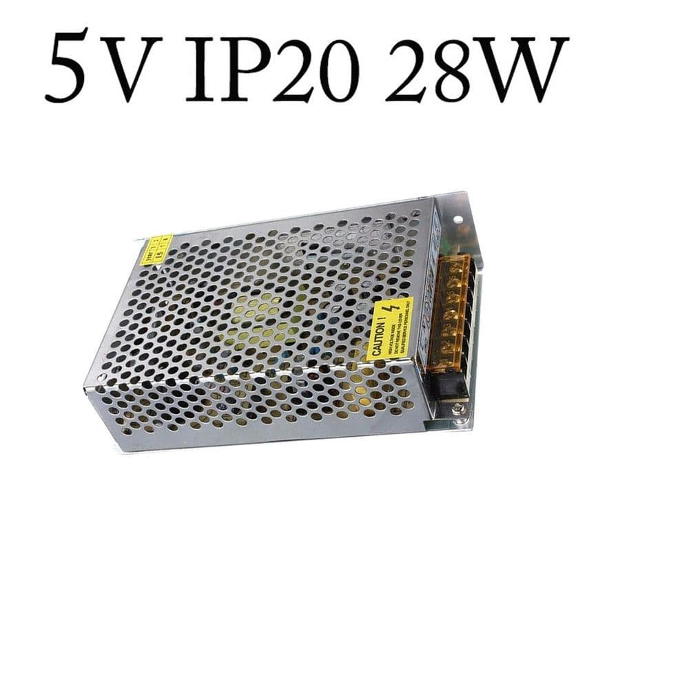 image-DC5V LED Driver Power Supply Transformer 240V IP20 for LED Strip, MR16, GU10 UK~3605