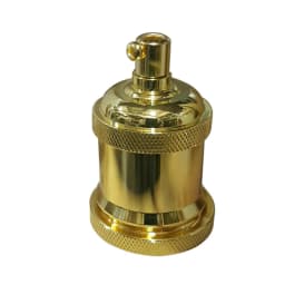 image-French Gold E27 Metal Lamp/Bulb Holder Ideal for Vintage Edison Filament Bulbs Antique metal~2928
