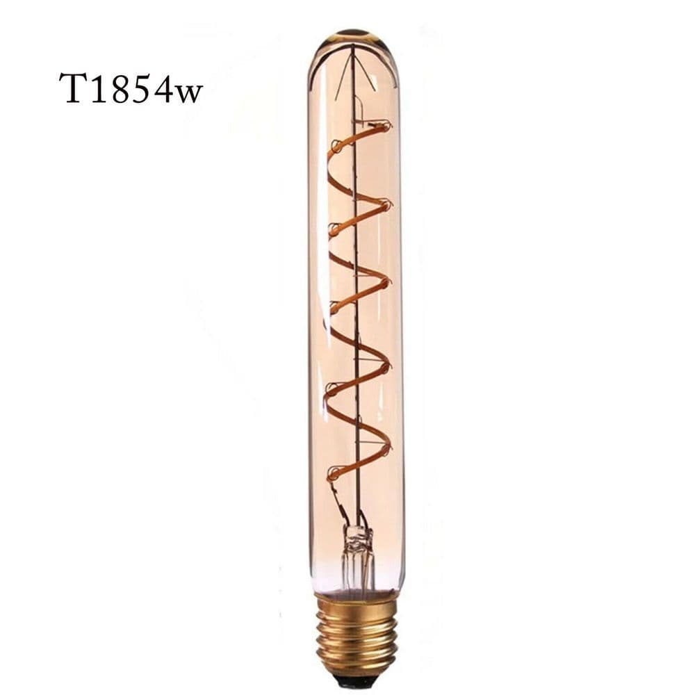 image-LED E27 T185 4W Non Dimmable Filament Glass Retro Warm White~1045