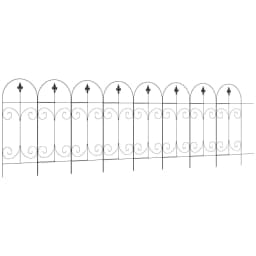 image-8PCs Garden Fencing Panels 44in x 12.5ft Flower Bed Border Edging Animal Barrier