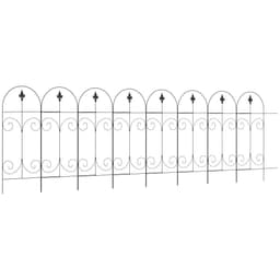 image-8PCs Garden Fencing Panels 44in x 12.5ft Flower Bed Border Edging Animal Barrier