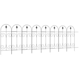image-8PCs Garden Fencing Panels 44in x 12.5ft Flower Bed Border Edging Animal Barrier