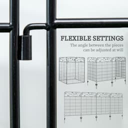 image-4PCs Garden Fencing Panels 43in x 11.5ft Flower Bed Border Edging Animal Barrier