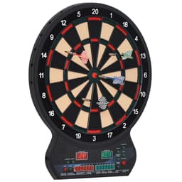 image-Electronic Dartboard LED Digital Score 27 Games with 12 Soft Darts Ready-to-Play