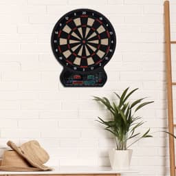 image-Electronic Dartboard LED Digital Score 27 Games with 12 Soft Darts Ready-to-Play