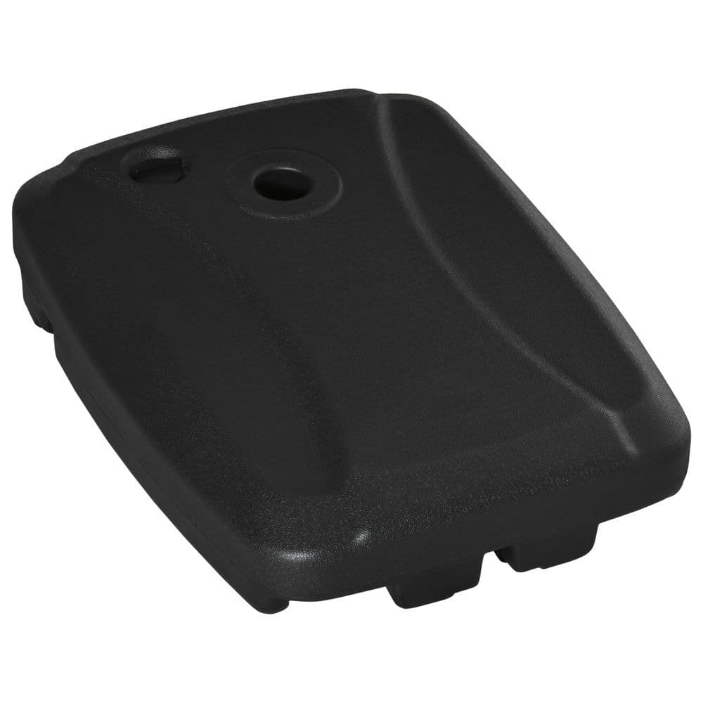 image-7kg Umbrella Stand Weights W/ Wheels Water and Sand, Up to 75kg, Black