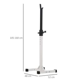 image-Heavy Duty Weight Stand Bar Barbell Squat Stand Power Rack, for Home, Gym