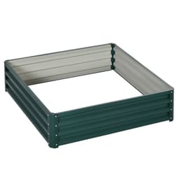 image-Raised Garden Bed Gardner Frame Outdoor Planter Kit Flower Vegetables Green