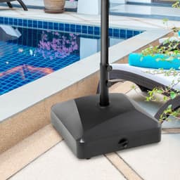 image-Garden Parasol Base Outdoor Market Umbrella Stand 43kg Water or 60kg Sand Filled