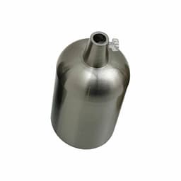 image-Smooth Holder Satin Nickel retro antique vintage lamp holder~2725