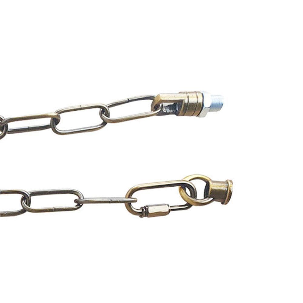 image-Light Chain for Ceiling Pendant lights chandeliers 38mm x 16mm - Yellow Brass~1052