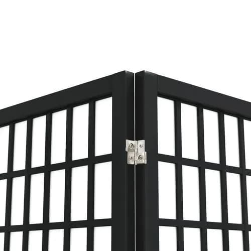 image-vidaXL Folding 3-Panel Room Divider Japanese Style 120x170 cm Black
