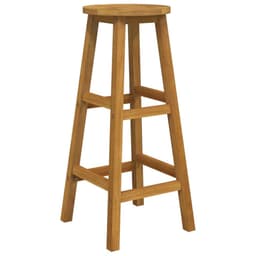 image-3 Piece Bar Set Solid Wood Acacia