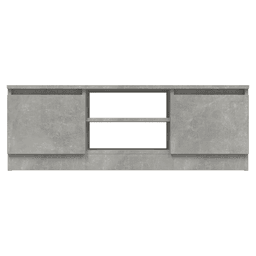 image-vidaXL TV Cabinet with Door Concrete Grey 102x30x36 cm