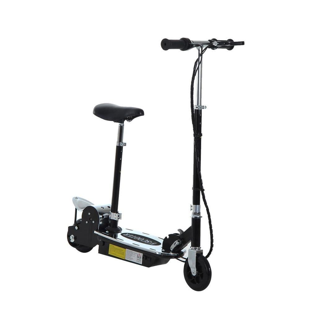 image-HOMCOM Teen Foldable Electric Scooters Electric Battery 120W w/ Brake Kickstand