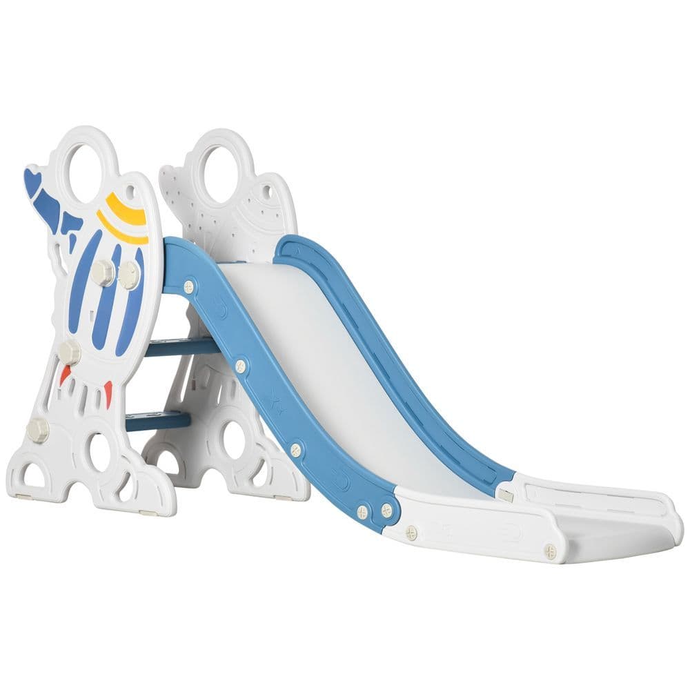 image-AIYAPLAY Baby Slide Freestanding Slide for Kids 1.5-3 Years Space Theme, Blue