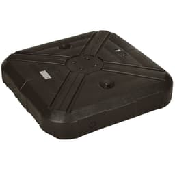 image-Outsunny Fillable Cantilever Parasol Base Weights with Steel Cross Base & Wheels