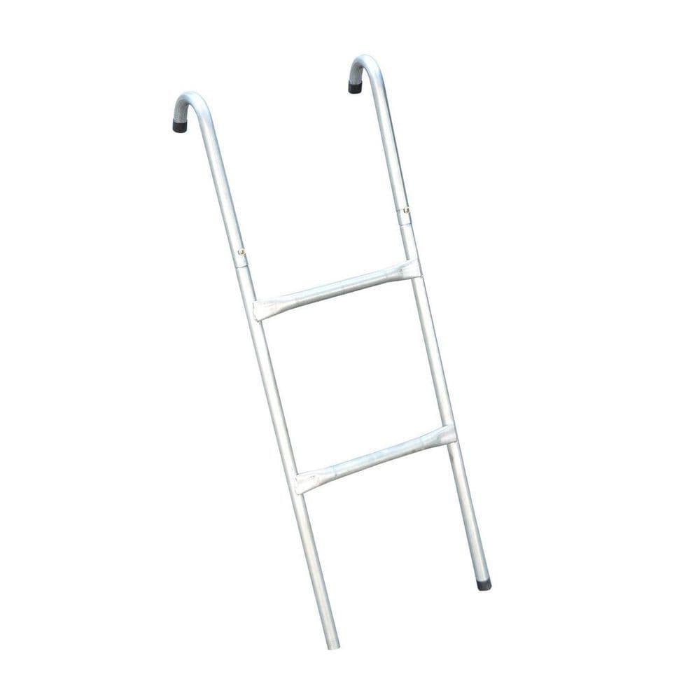 image-HOMCOM Trampoline Ladder Galvanized Steel Climbing Suitable for 6FT 10FT Jumper
