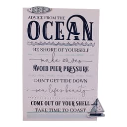 image-Rules Of The Ocean Wall Plaque