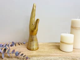 image-Gold Hamsa Hand Ornament