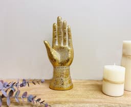image-Gold Hamsa Hand Ornament