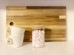 image-Glass Jar With Bamboo Lid 14cm