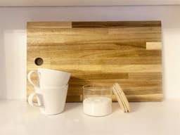 image-Glass Jar With Bamboo Lid 8cm