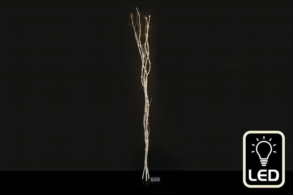 image-LED Lights on 4 White Branches