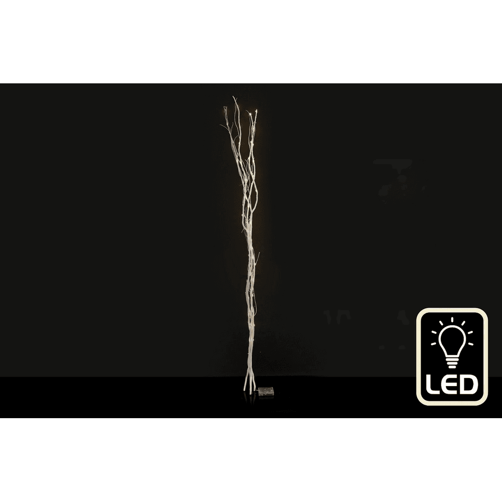 image-LED Lights on 4 White Branches