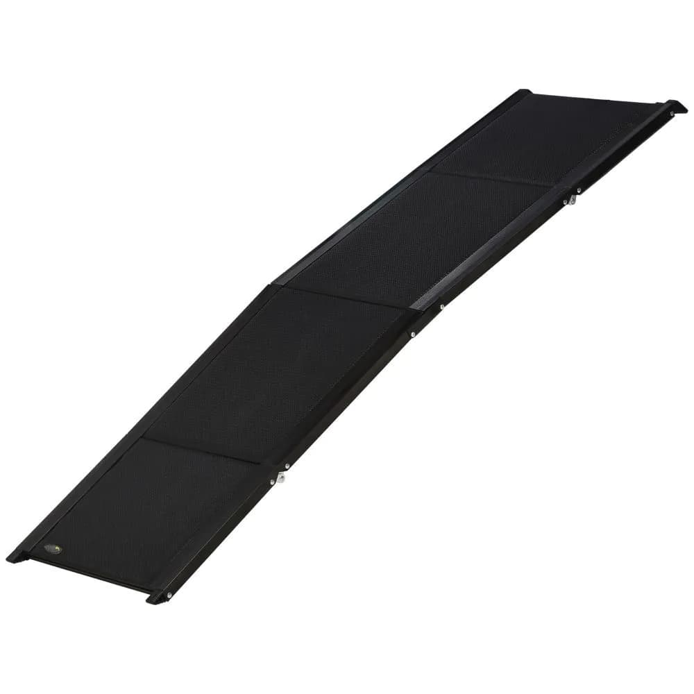 image-PawHut Folding Dog Ramp for XL Dogs w/ Non-Slip Surface, Portable Car Pet Ramp