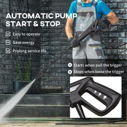 image-DURHAND High-Performance Power Washer 1800W, 150 Bar, 510 L/h, for Garden, Car